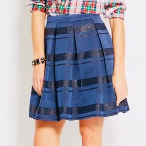 Vineyard Vines Metallic Jacquard Skirt NWT